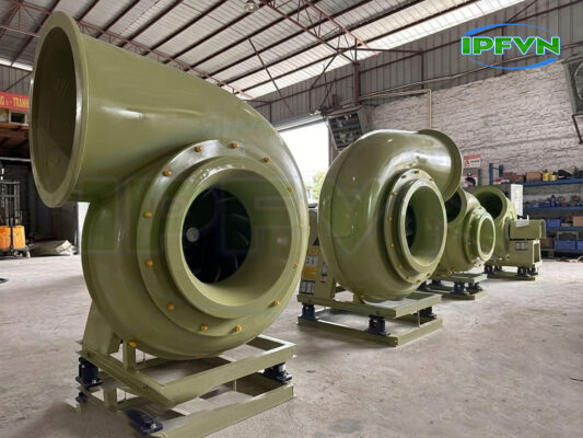 Quạt ly tâm FRP giải pháp chống ăn mòn trong môi trường hóa chất-2