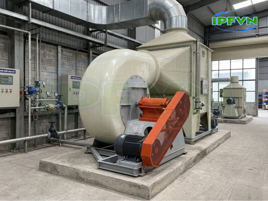 Quạt ly tâm FRP giải pháp chống ăn mòn trong môi trường hóa chất-4