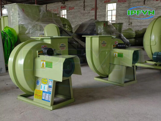 Tối ưu hệ thống hút khí nhà xưởng bằng quạt ly tâm FRP-5