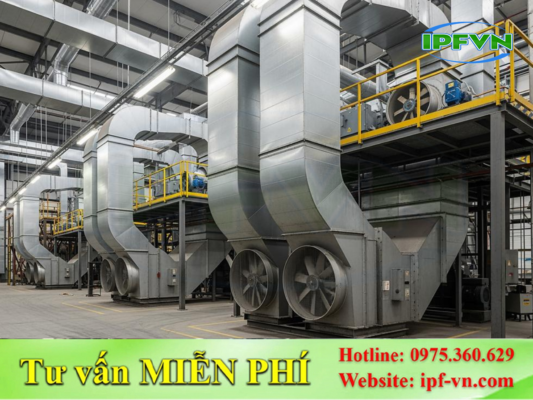 Thiết kế hệ thống hút khí công nghiệp